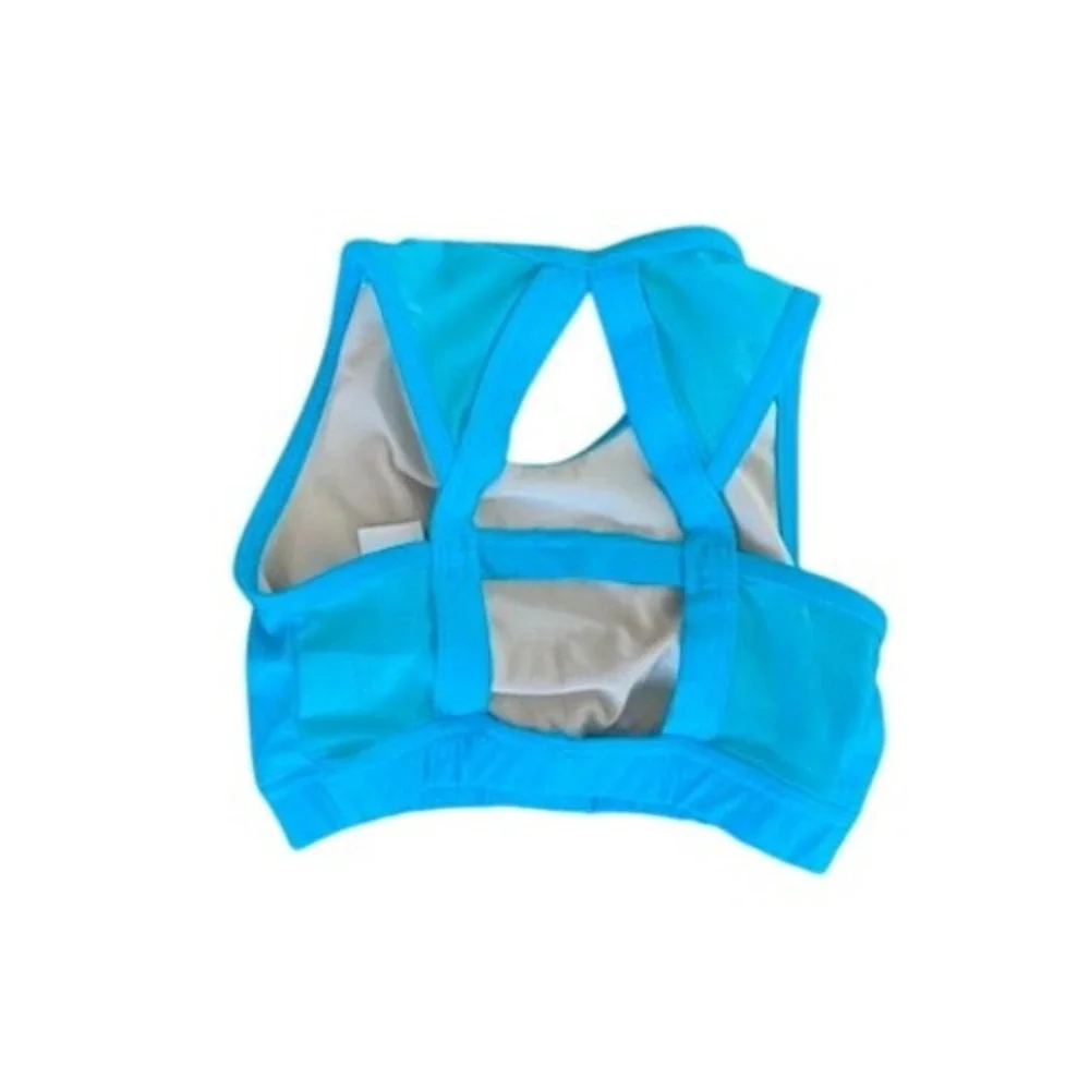 Kids Gymnastics‎ Leotards Bundle 3pc Rainbow Purple Blue Athletic Wear Size M